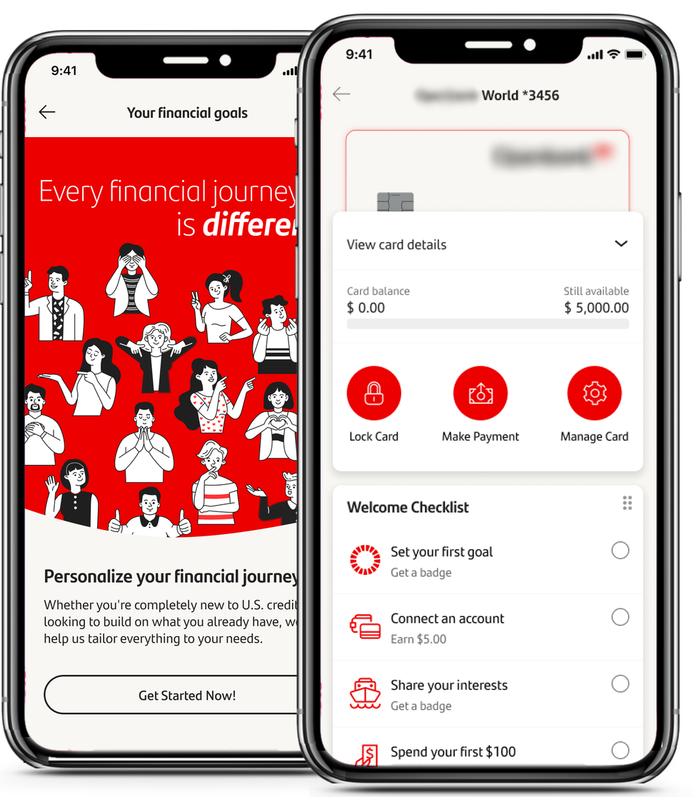 Tablet app screenshots